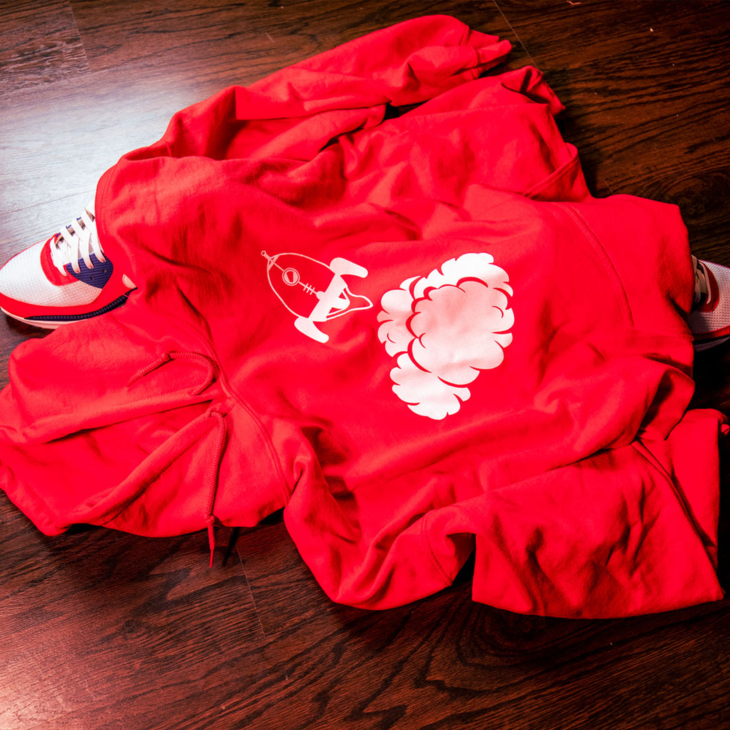 red sky high hoodie